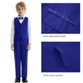 thumbnail image 6 of LOLANTA Kids Tuxedo Suits for Boys Ring Bearer Outfit 5 Piece Set Dress Clothes Formal Wear, 6 of 7