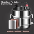 thumbnail image 3 of TFixol Upgraded 2.0L Stainless Steel Mini Pressure Cooker with Non-Stick Coating, Portable for Outdoor & Home Use, Includes Storage Bag, Energy-Saving & Fast Cooking., 3 of 7