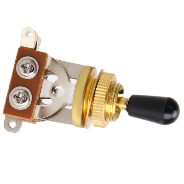 Interruptor de 3 Vías para Guitarra Eléctrica LP Piezas de Instrumentos Musicales dorado Hugo Cambio de palanca de 3 vías