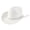 White, variant on Unisex Stylish Western Cowboy Fedora Hat Bohemian Rhinestone Hat Curved Brim Hat for Adults Themed and Fashion Wear,Navy,One Size