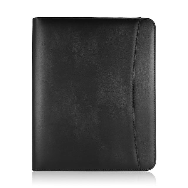 Portafolio A4 multifuncional con cremallera Organizador de archivos Padfolio con