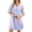 Tie Dye, variant on KISSGAL Bamboo Viscose Nightgowns for Women Tie Dye Oversized Short Sleeve Sleep Shirts V Neck Pajamas Dress Sleepwear