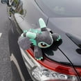 thumbnail image 5 of Car Dragons Accessories, Little Flying Dragons Plush Ornament, Dragon Car Roof Decoration with Movable Wings, Automotive Exterior Accessories with Detachable Design - Gray Green 13 Inch, 5 of 6