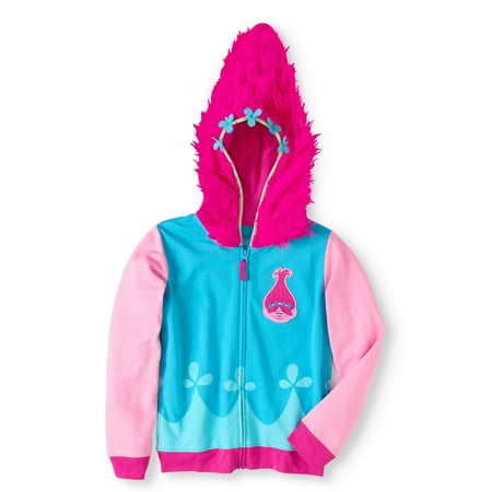 Trolls Girls' Costume Hoodie (Little Girls & Big (Best Little Big Planet 2 Costumes)