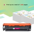 thumbnail image 3 of AAZTECH 1-Pack Compatible Toner Cartridge for HP CF213A 131A LaserJet Pro 200 color M251n M251nw MFP M276n M276nw with Chip (Magenta), 3 of 10