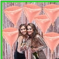 thumbnail image 4 of Rose Gold Diamond Balloon Set - 22 Inch Mylar Balloons for Elegant Celebrations, Perfect for Party Decorations, Balloon Arches, and Festive Events - Pack of 6, 4 of 5