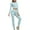 Blue, variant on Ashirexll Womens Winter Sets, Womens 2 Piece Outfits, High Stretch Seamless Sports Top with Lifted Hips and High Waist Tight Pants Yoga Set