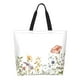 thumbnail image 1 of Balery Watercolor Floral Bolsa Tote Estilo Estético con Cremalleras, Bolsa de Hombro, Bolsa de Compras Grande y Plegable, 1 of 8