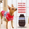 thumbnail image 3 of Methold Ropa para perros, sudor para mascotas, suministros para mascotas, chaleco transpirable para cachorros, otoño e invierno, sin hebilla, ropa de Ropa para mascotas Café METRO Methold PT003803-03B, 3 of 6