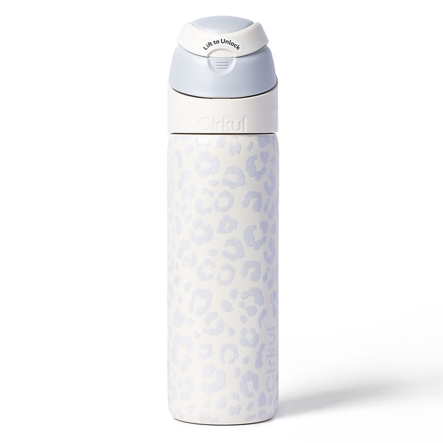 Cirkul® 26oz StrawSip™ Flip Bottle, Luxe Leopard (White Leopard)