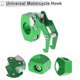 thumbnail image 5 of Gancho colgante ajustable para motocicleta cuadrado con huella dactilar, soporte para casco de motocicleta, bolsa de equipaje para scooters y bicicletas, verde, longitud de 72mm, 5 of 7
