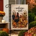 thumbnail image 4 of Welcome Fall Garden Flag, 12x18 Inch Maple Leaf Yard Banner, Autumn Pumpkin Sunflower Yard Flags for Thanksgiving Rustic Seasonal Outside Outdoor Decoration, 4 of 7