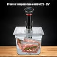 thumbnail image 4 of Máquina de cocción Circulador de inmersión para máquina Sous Vide, pantalla digital LCD de 1100 vatios, control preciso de temperatura y tiempo, cocina de precisión Sous Vide resistente al agua, 4 of 8