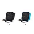 thumbnail image 3 of Moyic USB Hub ABS Suministros de teléfono de apariencia pequeña Práctico Lector de tarjetas de múltiple Accesorios de computadora Adaptadores Teléfono y Comunicación negro, 3 of 6