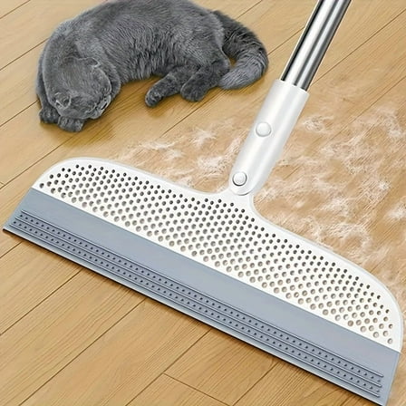 [Magic Broom Cleaner] Multi-Surface Magic Broom, Mop - Household Sweeper with TPR Squeegee for Bathroom, Kitchen, Living Room