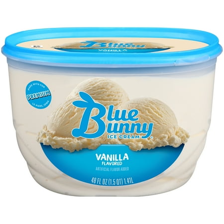 Blue Bunny Vanilla Premium Ice Cream, 48 fl oz - Walmart.com