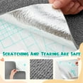 thumbnail image 3 of Duslogis Rabbit Scratch Mat 6.56 ft Self Adhesive Bunny Scratching Pad Cuttable Rabbit Cage Liner for Claws and Teeth Care Cat Guinea Pig Small Animal Chewing Sleeping Nesting Rug (Gray), 3 of 7