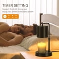 thumbnail image 4 of zukakii Candle Warmer Lamp Adjustable with Dimmer and Timer, 4 of 7