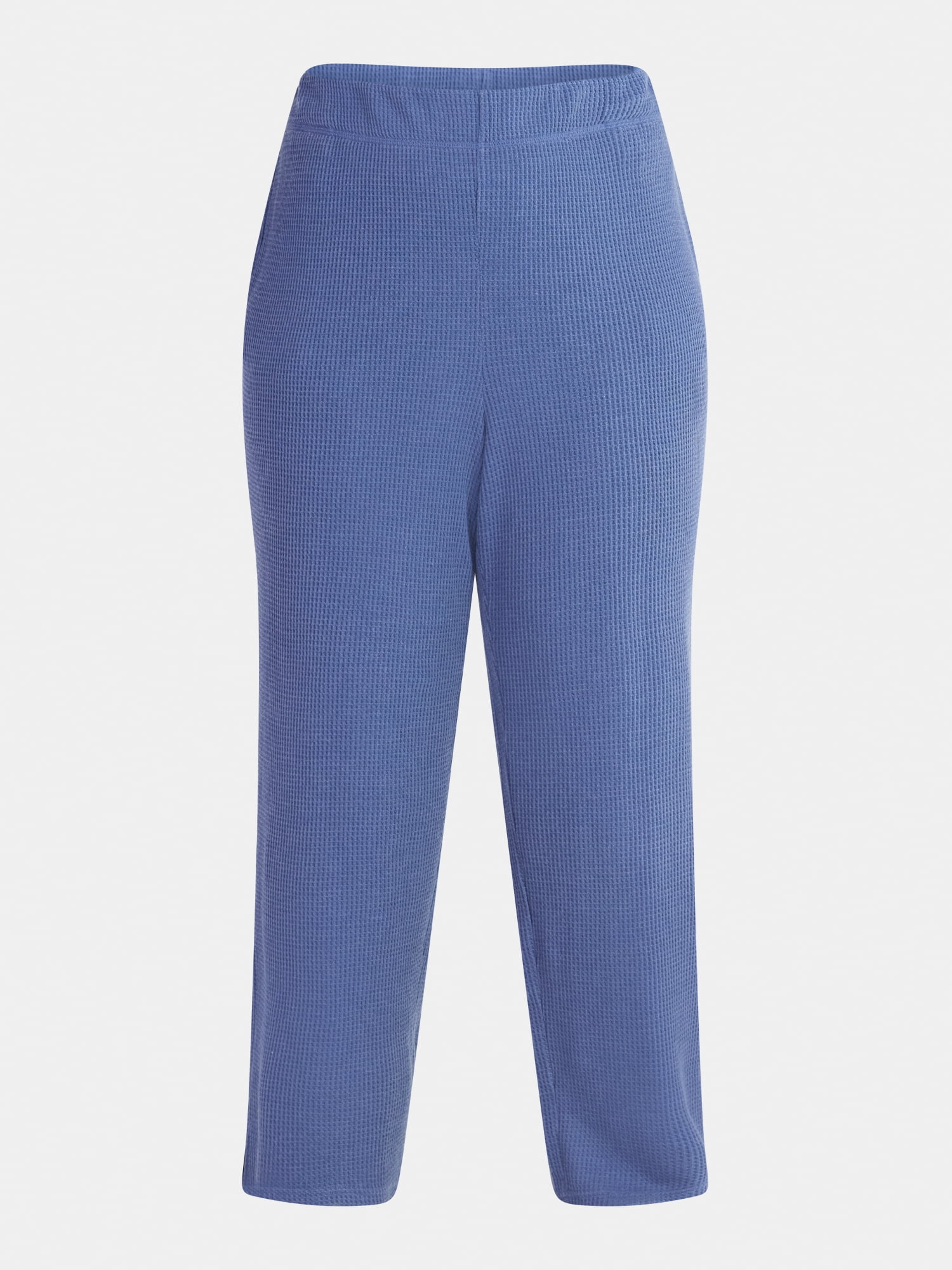 Terra & Sky Women's Plus Waffle Knit Pants, Sizes 0X-4X