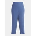 thumbnail image 5 of Terra & Sky Women's Plus Waffle Knit Pants, Sizes 0X-4X, 5 of 5