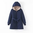 thumbnail image 2 of FAIWAD Lightweight Puffer Jacket for Womens Long Sleeve Solid Color Pockets Coat Winter Zipper Quilted Jacket, 2 of 5