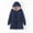 Navy, variant on Women's Long Puffer Jacket with Hood Baggy Down Coats Long Winter Warm Travel Puffer Jackets Thickened Winter Coat with Pockets Outwear Going Out Top