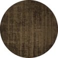 thumbnail image 1 of Ahgly Company Indoor Round Oriental Brown Industrial Area Rugs, 7' Round, 1 of 4