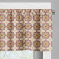 thumbnail image 3 of Ambesonne Ethnic Window Valance, Mosaic Ornate Blossoms, 54" X 18", Multicolor, 3 of 5
