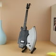 thumbnail image 6 of DD Mini Guitar Miniature Model Electric Guitar Electric Bass Model Miniature Wooden Mini Musical Instrument Model Collection (E3-18cm), 6 of 7