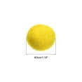 thumbnail image 2 of Wool Felt Balls Beads Woolen Fabric 3cm 30mm Yellow for Home Crafts 10Pcs, 2 of 5
