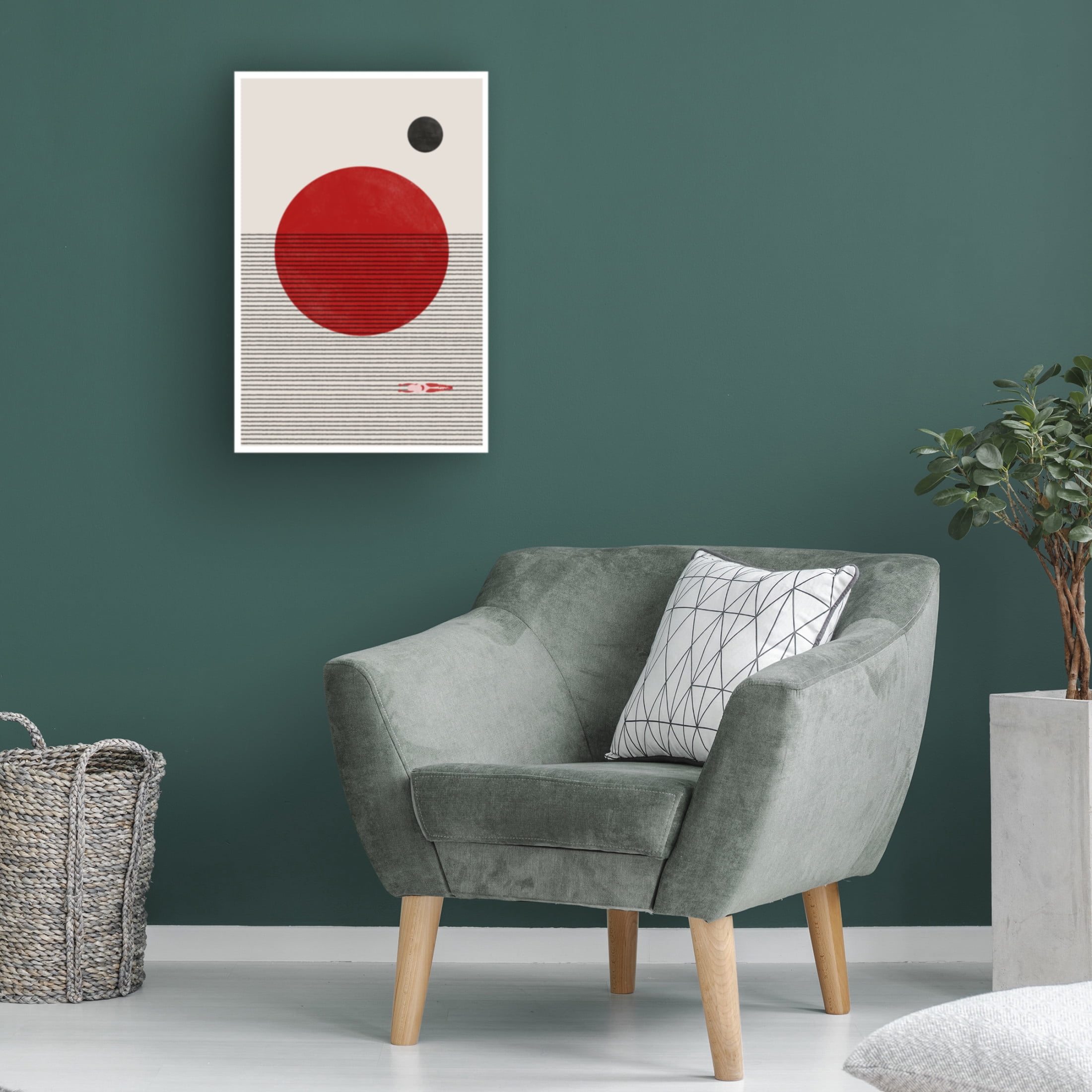 Trademark Fine Art THE MIUUS STUDIO Swimming To You Canvas Wall Art