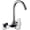 A handle up, variant on wall mount faucet Wall-mounted chrome-plated, wall-mounted, kitchen, sink, balcony laundry pool, hot and cold mixing valve, faucet-A handle up
