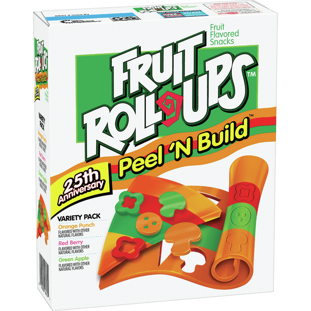 Fruit RollUps, Peel 'N Build, 20 ct, 0.5 oz
