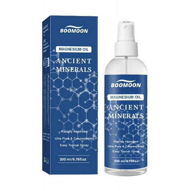 Fashionable Magnesium Oil Spray Bottle With Magnesium Chloride Topical Magnesium Supplement For Skin Application And Dermal Absorption.200ML Beauty Personal Care