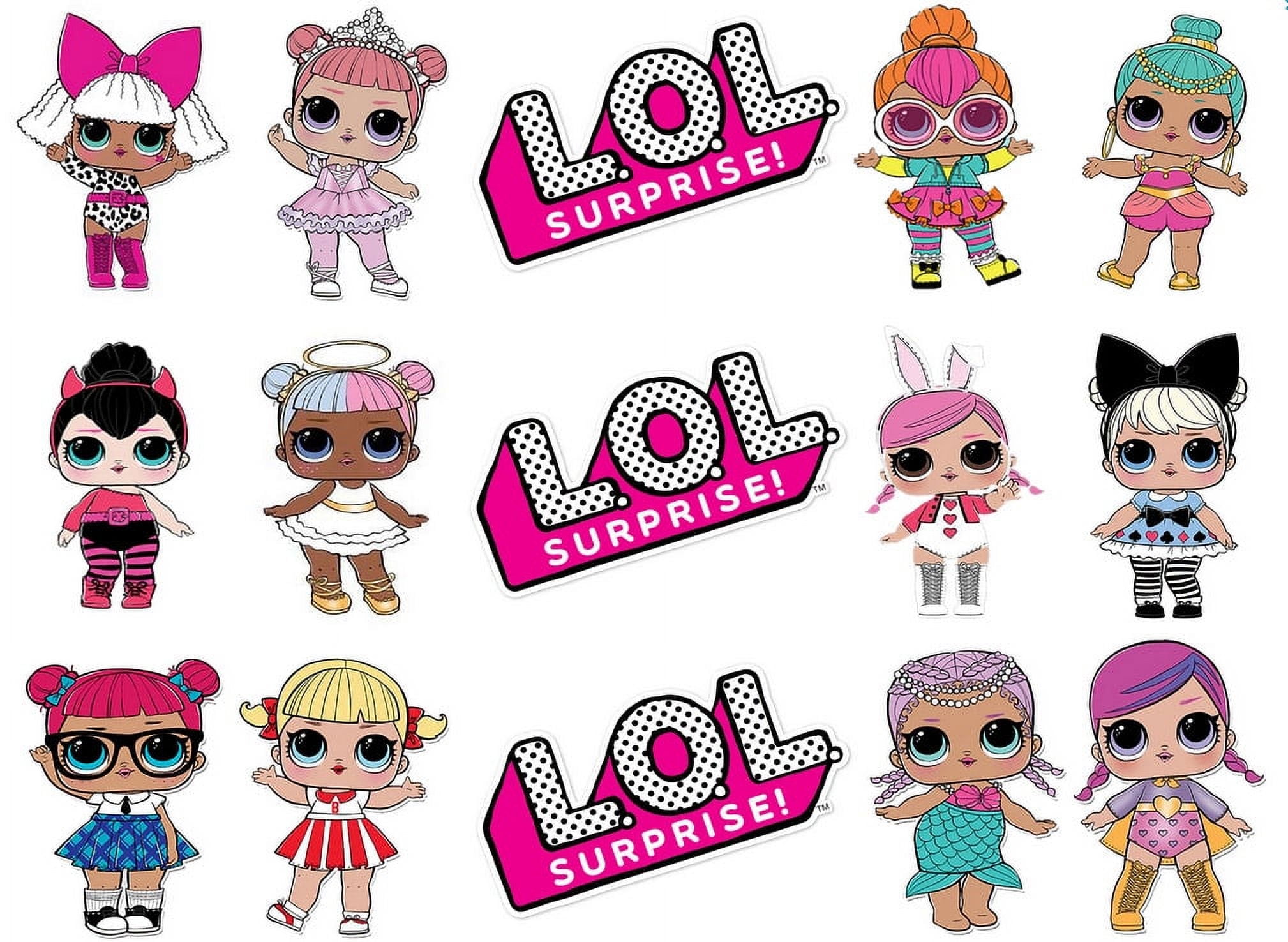 LOL Surprise Dolls Cake Topper by A Birthday Place Walmart