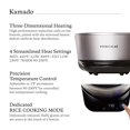 thumbnail image 5 of Musui-Kamado Vermicular (OLLA PARA ARROZ) | Cocina de inducción de hierro fundido | Multicocina de precisión | Arrocera japonesa | Olla de cocción lenta | Olla de hierro fundido esmaltado no tóxico |, 5 of 5
