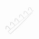 thumbnail image 2 of Estante de almacenamiento de cocina multifunción, estante de armario, gancho colgante, organizador de armario, soporte blanco, 2 of 15