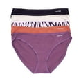 thumbnail image 2 of Calvin Klein Women's 5-Pack Cotton Form Bikini, Berry \ Parfait,S - US, 2 of 4