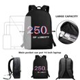 thumbnail image 6 of Uourmeti Daily All Match Backpack for School Work, 17 Inch Front Pocket Large Capacity Backpack, American Flag Pattern, 6 of 6
