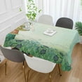 thumbnail image 4 of SKYSONIC 60”x90" Square Tablecloth with Vintage Cat Prints, Anti-Wrinkle and Smooth Table Cloth for Kitchen/Home Decoration, 4 of 7