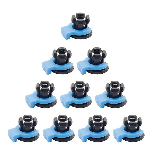 10 pcs Acoplamiento rápido del tubo de las abrazaderas del tubo de Bowden para el tubo del disipador de calor del metal V6