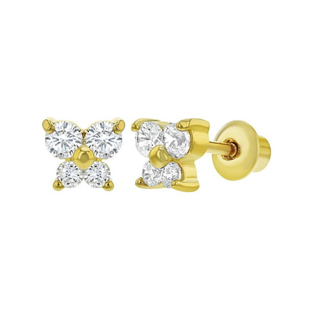 In Season Jewelry - 18k Gold Plated Clear Crystal ...