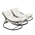 thumbnail image 5 of Ktaxon Rocking Chair with Cushion for Indoor Patio Lounge Rocker, Off-White, 5 of 9