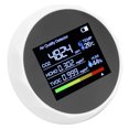 thumbnail image 4 of Detector de calidad del aire multifunción, detector de TVOC y CO2, medidor digital de temperatura y humedad, carga USB, blanco, 4 of 14