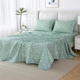 thumbnail image 2 of Floral Queen Sheet Set Pieces Grey and Yellow Flower Bed Sheet Soft Breathable Brushed Microfiber Bedding Sheets & Pillowcases Wrinkle Fitted Sheets with Deep Pocket for Qu, 2 of 7