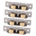 thumbnail image 1 of 4 Pcs Rouleaux de Porte Coulissante Remplacement Rouleaux de Porte Patio Roues à Billes en Acier Assemblage Rouleaux de Porte Patio Coulissante, 1 of 7
