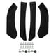 thumbnail image 1 of 4PCs Front Bumper Chin Spoiler Glossy Black Style Universal Front Bumper Chin Spoiler Splitter, 1 of 5