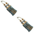 thumbnail image 2 of Baohd 2pcs Haut Pompon de Rideau Facile à et Excellent Décor pour une Large Application Rideaux de Polyester Tiebacks Suspendus Haut Bleu Clair 2Set, 2 of 6