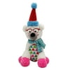 Holiday Time Polar Bear Plush Dog Toy