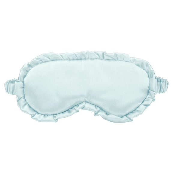 Uxcell Silk Sleep Masks, Soft Satin Eye Protection Block Light Masks, Block Light Eye Sleep Cover with Adjustable Straps, Unisex for Nighttime Sleeping, Travel and Office Nap, Silky Blue